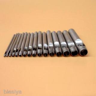 [Blesiya] Dụng cụ cắt lỗ tròn hạng nặng bằng da rỗng 0,5mm đến 1,8mm