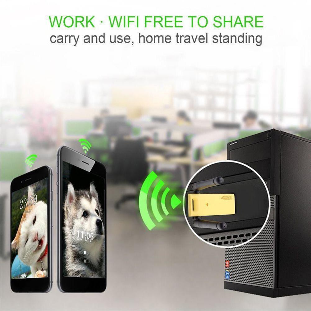 Thiết Bị Phát Wifi 1200mbps 2.4ghz / 5.8ghz Băng Tần Kép 802.11ac Usb 3.0 | BigBuy360 - bigbuy360.vn