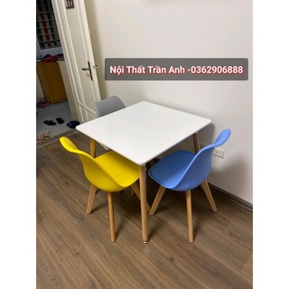 ghế mặt đệm eames nhập khẩu ( j05)