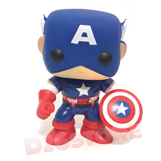 Mô Hình Đồ Chơi Nhân Vật Captain America Marvel The Avengers Chibi