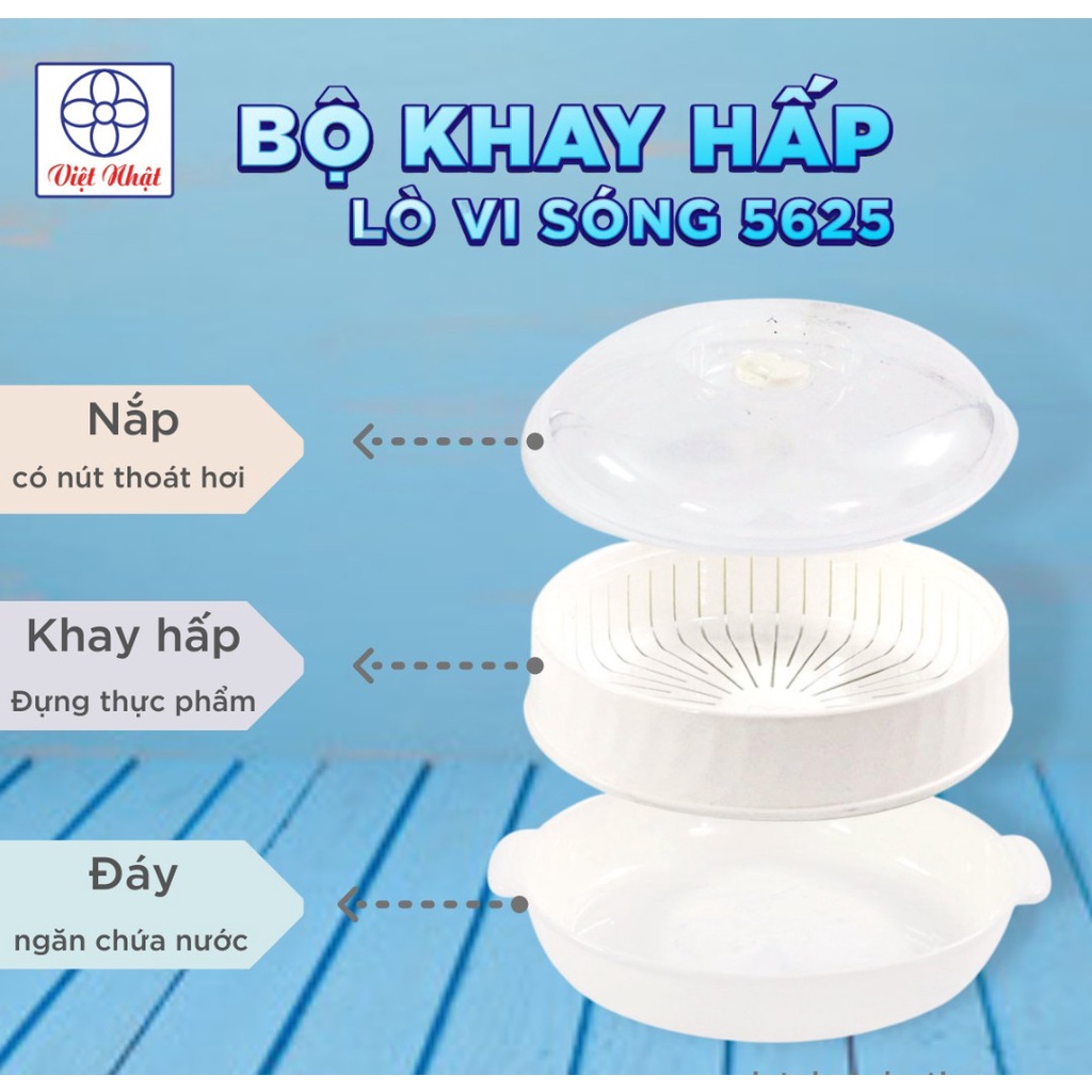 Bộ khay hấp bằng nhựa cao cấp Việt Nhật 2652