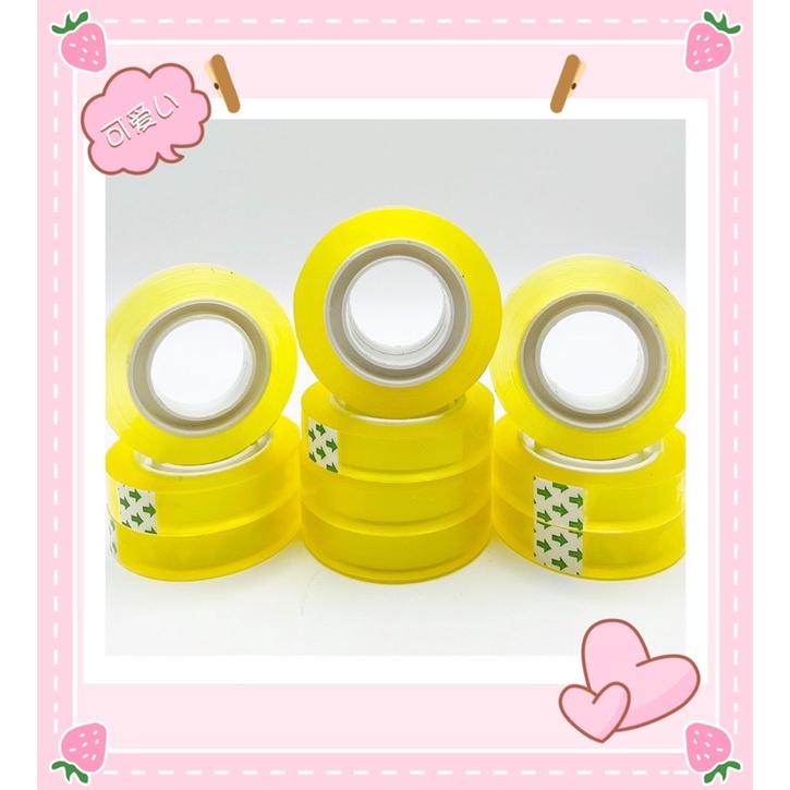 Băng Dính Bé Xịn Băng Dính Đa Năng Băng Dính Tiện Lợi Cho Gia Đình Loại hỏ (1,2 cm)