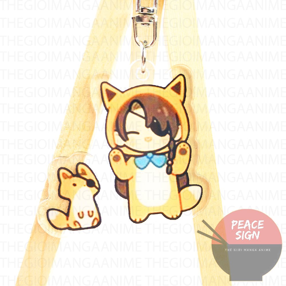 Móc khóa THIÊN QUAN TỨ PHÚC ver COSPLAY anime chibi xinh xắn dễ thương