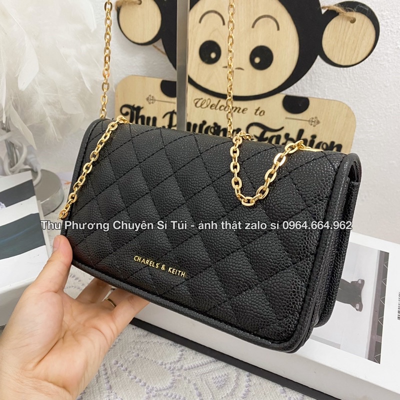 Túi đeo chéo CN.K1 trần trámhàng loại đẹp bỏ vừa điện thoại, chất da hạt cao cấp (ảnh thật shop chụp - cam kết như hình)