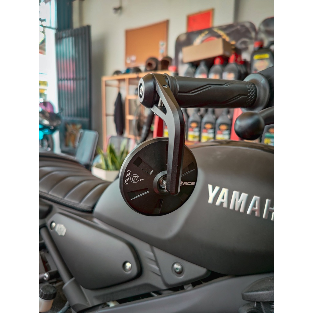 Gương Gù Tròn RCB  Chính Hãng Phù Hợp Nhiều Dòng Xe Như XSR155, CB300R, MT15, Benelli, Xe Tay Ga,..