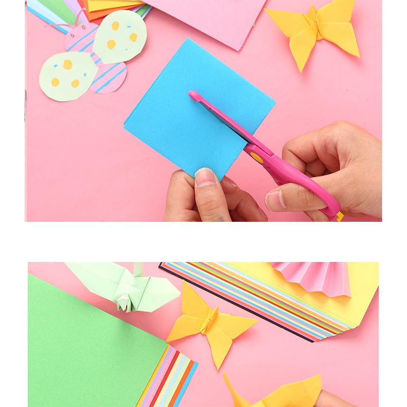 Bộ 100 Giấy Gấp Origami Hai Mặt