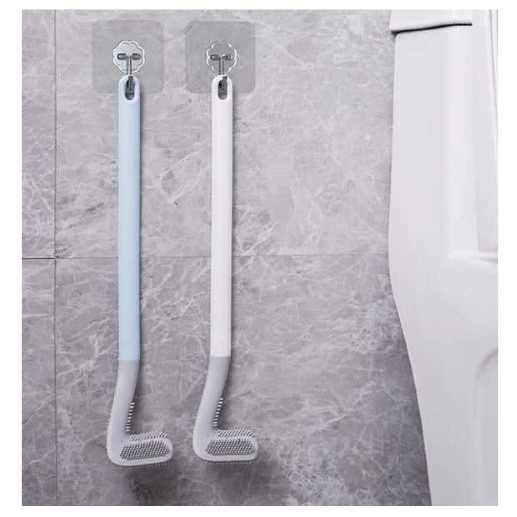 Chổi Cọ Toilet Silicon thông minh, chống xước men sứ, đầu nhỏ dễ dàng cọ sạch