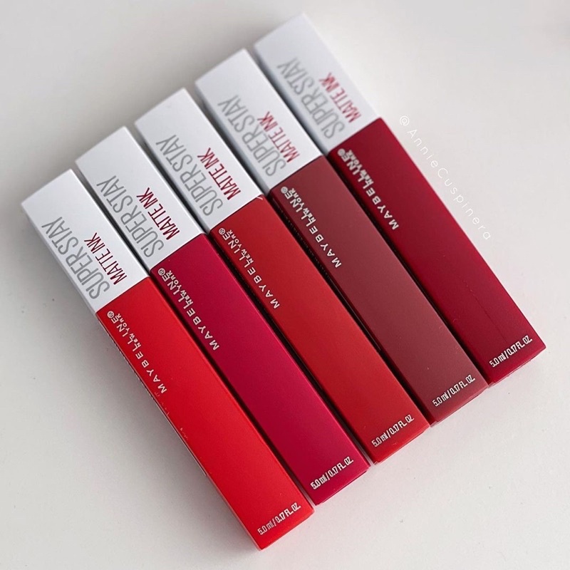 SON KEM LÌ GIỮ MÀU 16H MAYBELLINE SUPER STAY MATTE INK