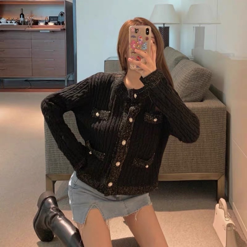 Áo khoác len thừng khuy ngọc ❌ SALE SOCK❌ hàng quảng châu loại 1