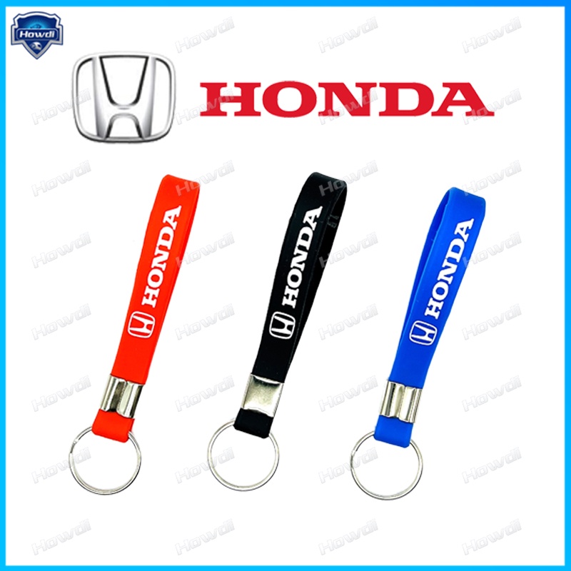 Móc Khóa Silicon Hình logo Honda Thời Trang