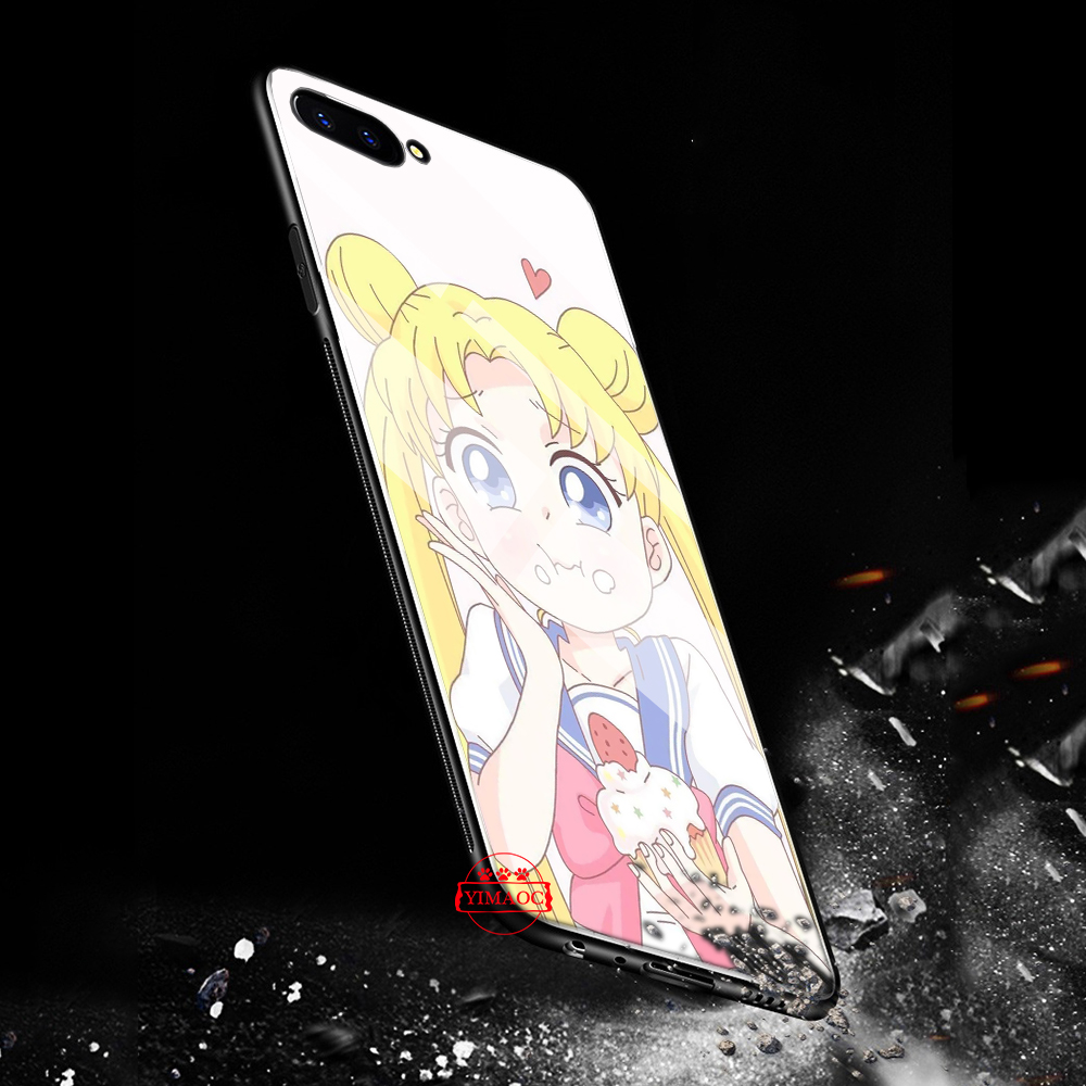 SAILOR MOON Ốp Lưng Thủy Thủ Mặt Trăng Cho Oppo K5 A92 A72 A52 Realme Q 5i 5s X2 Xt 6 6i C3 3c