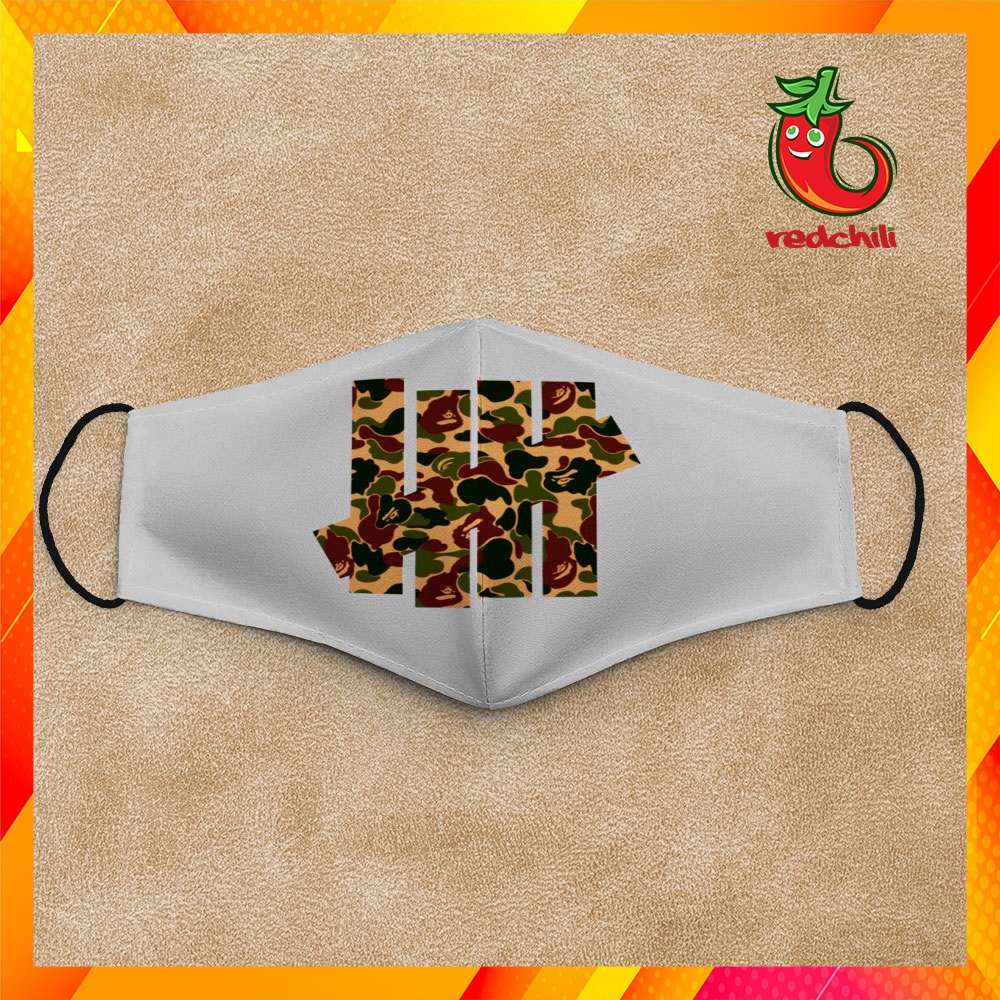 Khẩu Trang Vải Poly 2 Da B.a.t.h.i.n.g A.p.e_ 3 RedChilli Dây Đeo Mềm Chuyên Dụng, Đeo Thoải Mái, Không Đau Tai, Dễ Thở