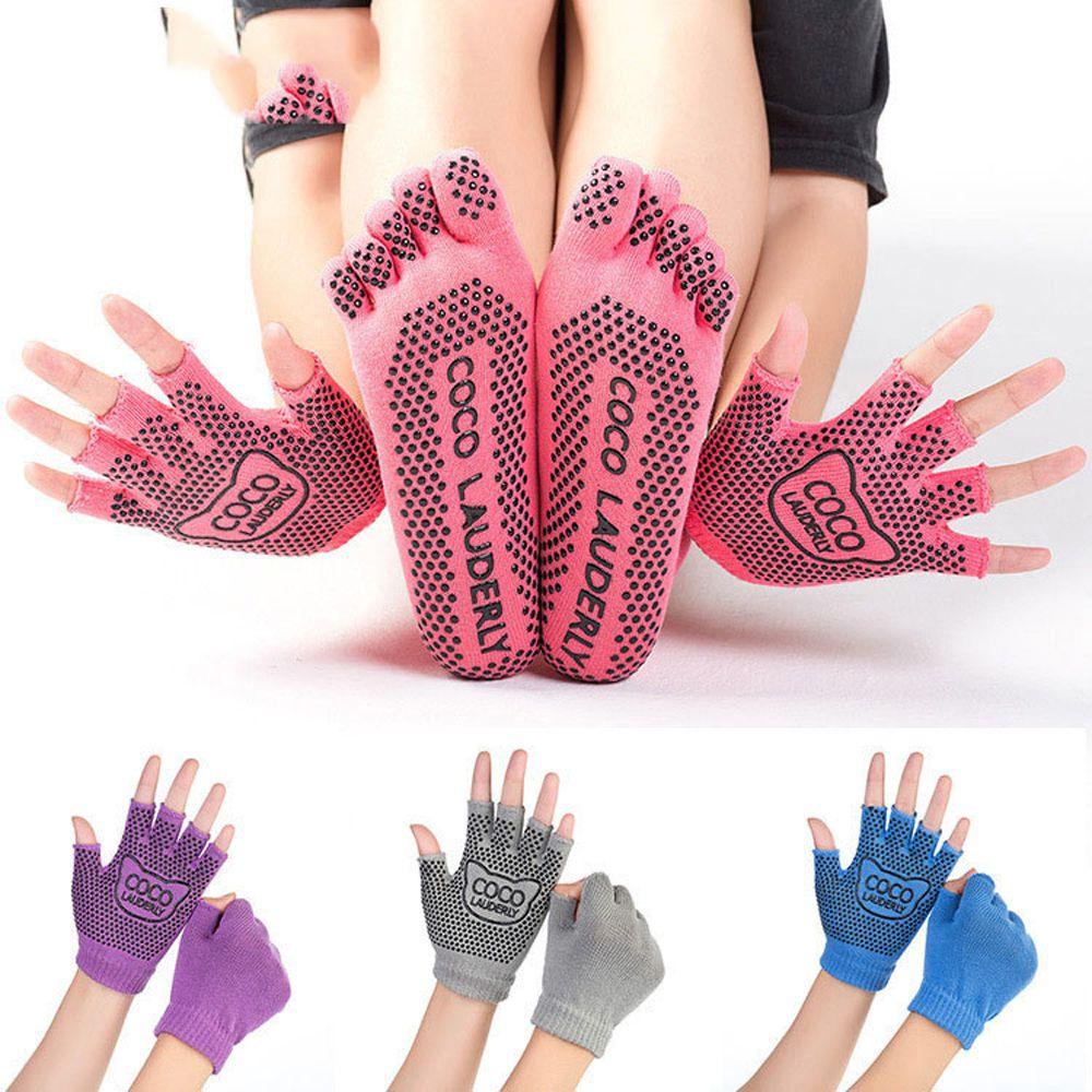 Set Găng Tay Và Vớ 1 Ngón Thời Trang Tập Yoga TAYLOR1