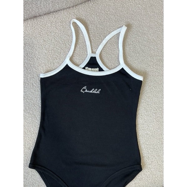 Beachclub-bodysuit 2 dây thêu
