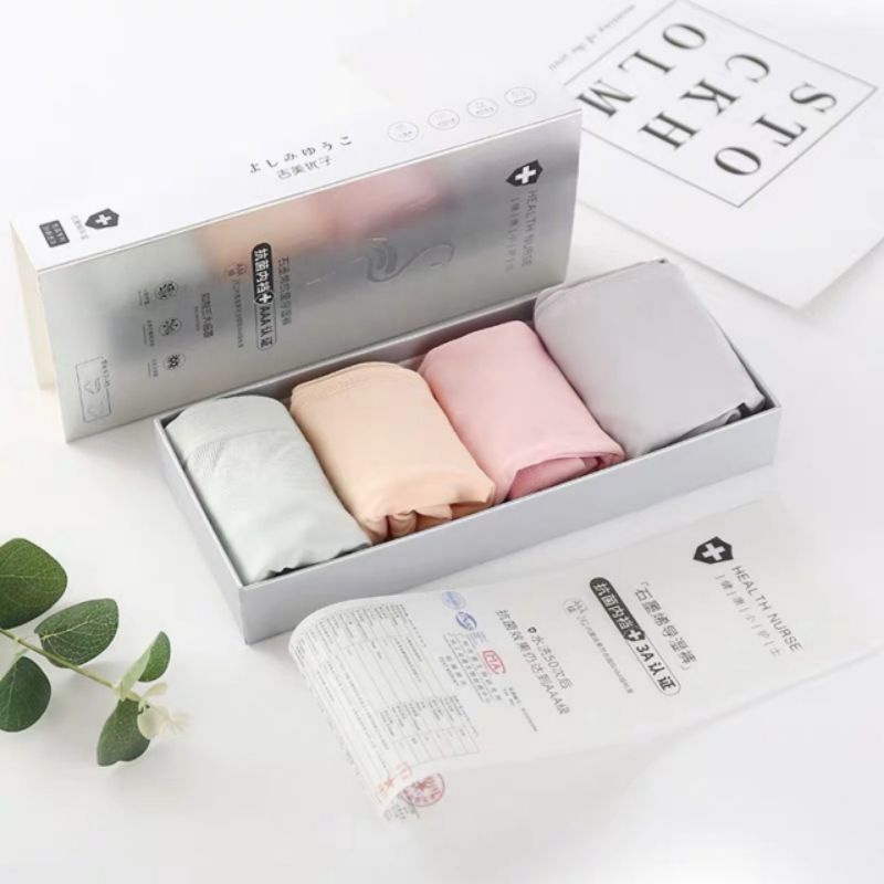 Set quần lót tam giác nữ combo 4 quần chip đồ lót nữ cao cấp từ 40-52kg NX30