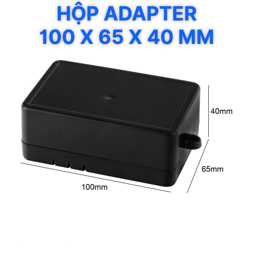 Hộp nhựa 100x65x40mm đựng mạch điện tử kèm ốc vít