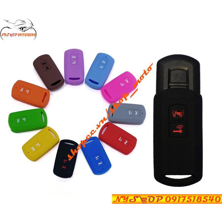 Bọc chìa khóa Smartkey xe Lead, Air Blade,VISION,VARIO 2018 Silicon bảo vệ cho Remote