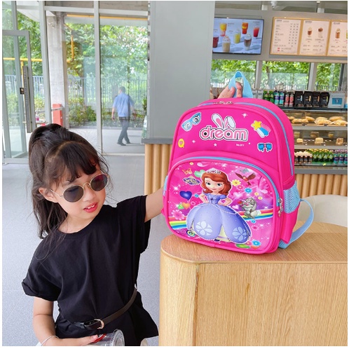 Balo công chúa Elsa Anna ba lô cho bé gái Frozen 2.Cặp Công Chúa đi học siêu nhẹ size mầm non và Tiểu Học Dùng Được