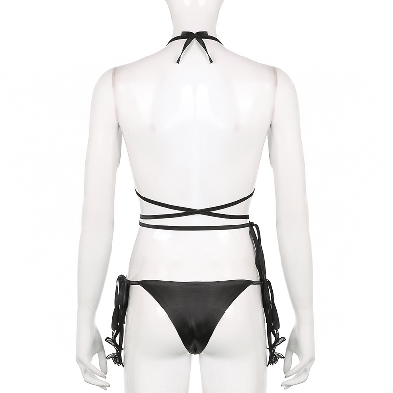Bộ đồ lót gợi cảm đính bướm ren - set nội y lingerie bánh bèo