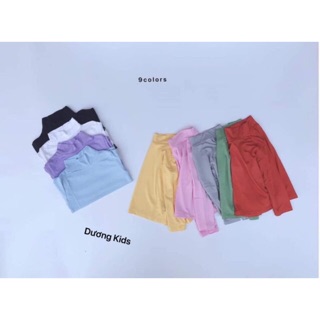 Áo cổ cao dài tay Minky Mom cho bé trai/ bé gái