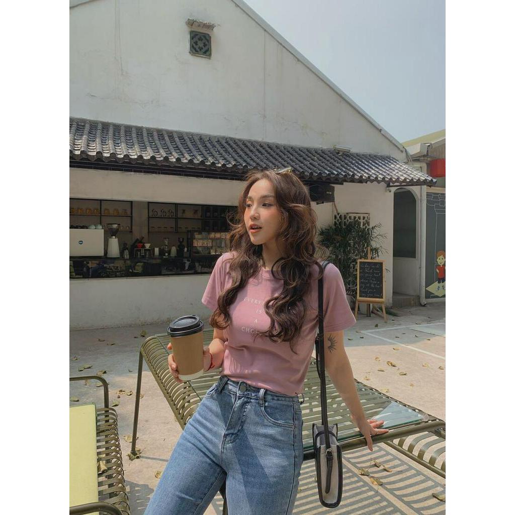 Áo phông everything is a choice A- 830#