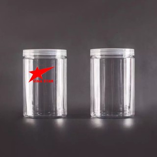 Hũ Nhựa PET - 750ml - Nắp Nhôm, Nắp Nhựa Chọn Màu Giá Xuất Xưởng