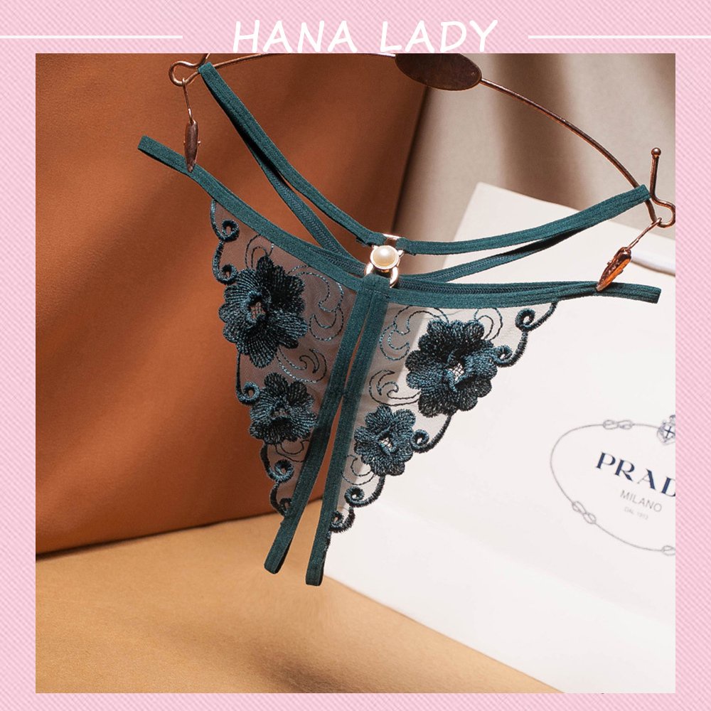 Quần lót hở đáy - Lọt khe chip ren dây gợi cảm không đáy sexy hoa văn xinh LK091