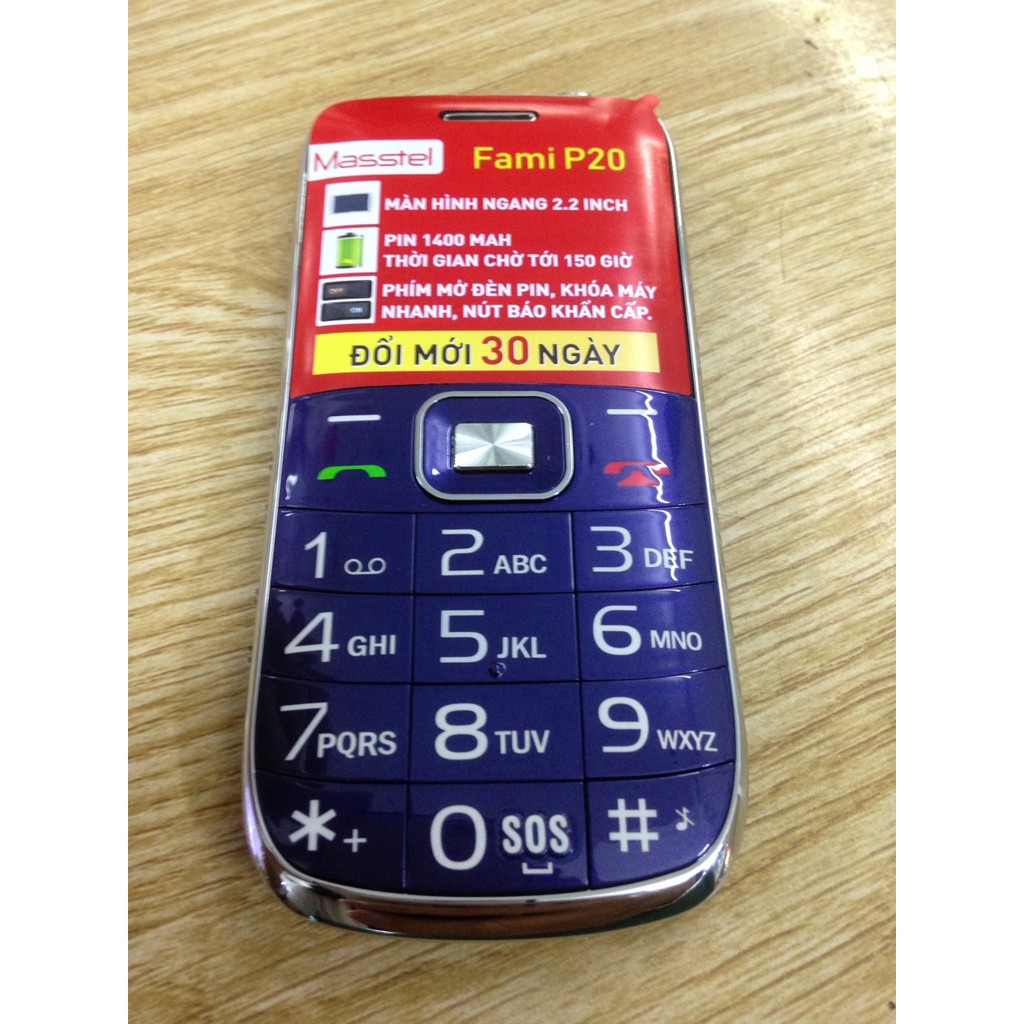 Điện thoại người già Masstel FAMI P20
