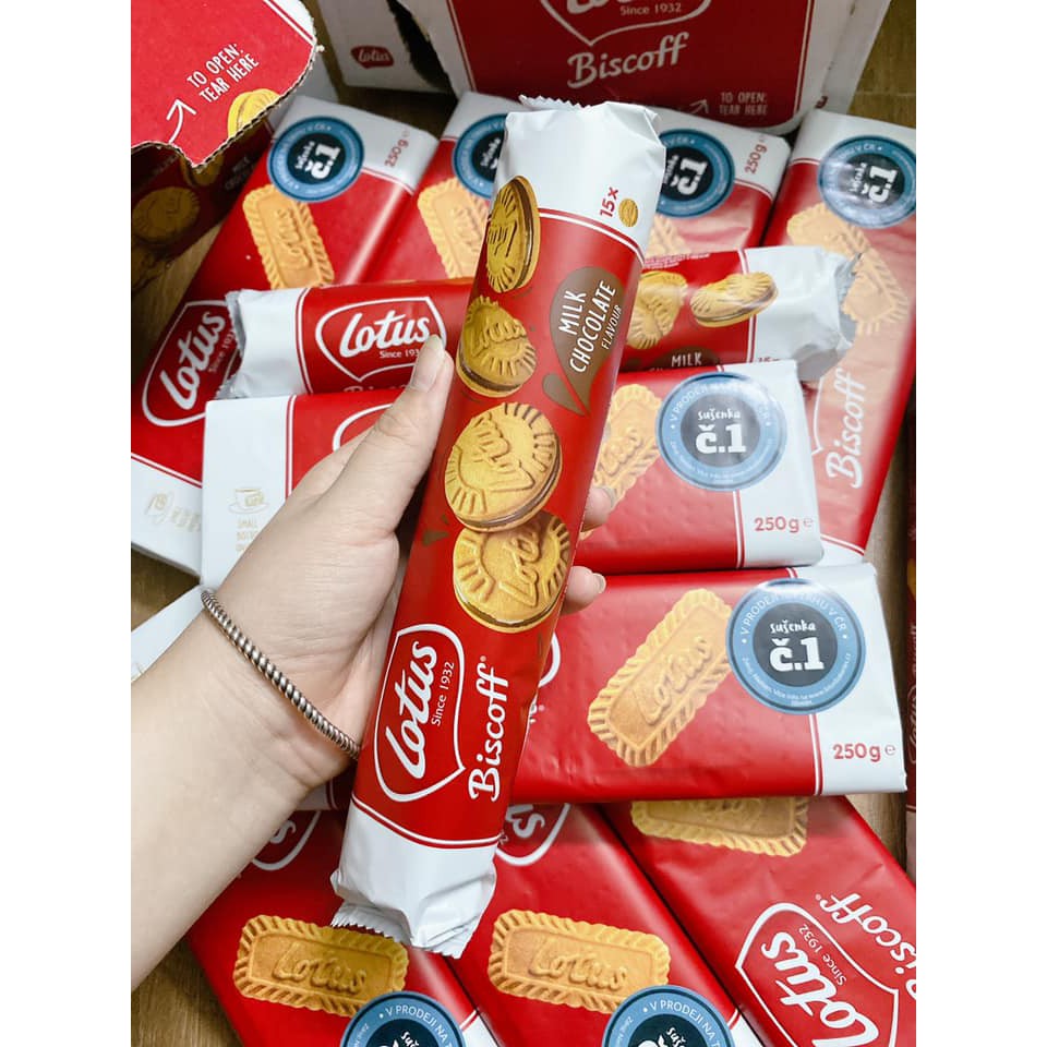 BÁNH QUY #LOTUS_BISCOFF - Loại bánh quy tươi thơm ngon, giòn đậm hương vị cà phê