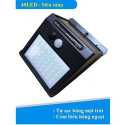 Đèn năng lượng mặt trời Solar 40 LED siêu sáng