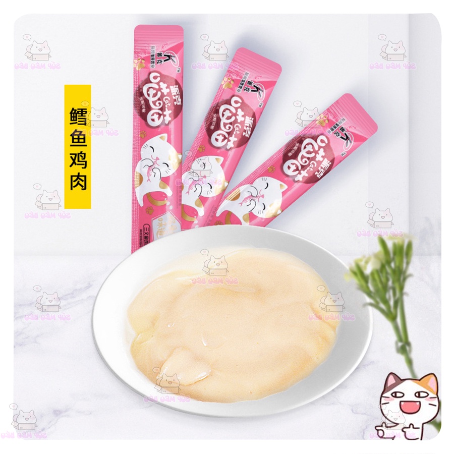 Soup thưởng 4 vị Miao 15gr cô đặc vị cho Mèo