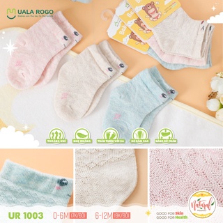 [UalaRogo] Tất lưới thoáng khí UR1003 cho bé trai và bé gái sơ sinh đến 1 tuổi