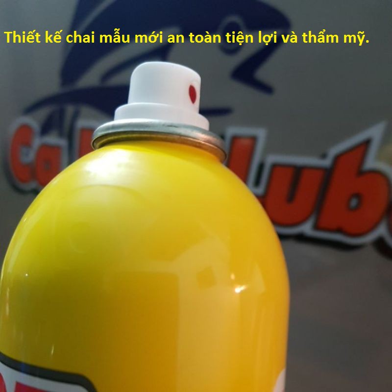 [DauNhot-PhuGia]Xịt bóng lốp xe BZ 600ml, phục hồi nhựa nhám BZ