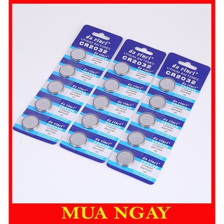 Pin đồng hồ đeo tay cúc áo LR44 AG13 LR41 AG3 CR2032: 10 viên