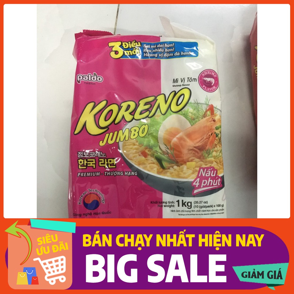 MÌ HÀN QUỐC KORENO JUMBO - Mỳ ăn liền ngon số 1 hàn quốc | BigBuy360 - bigbuy360.vn