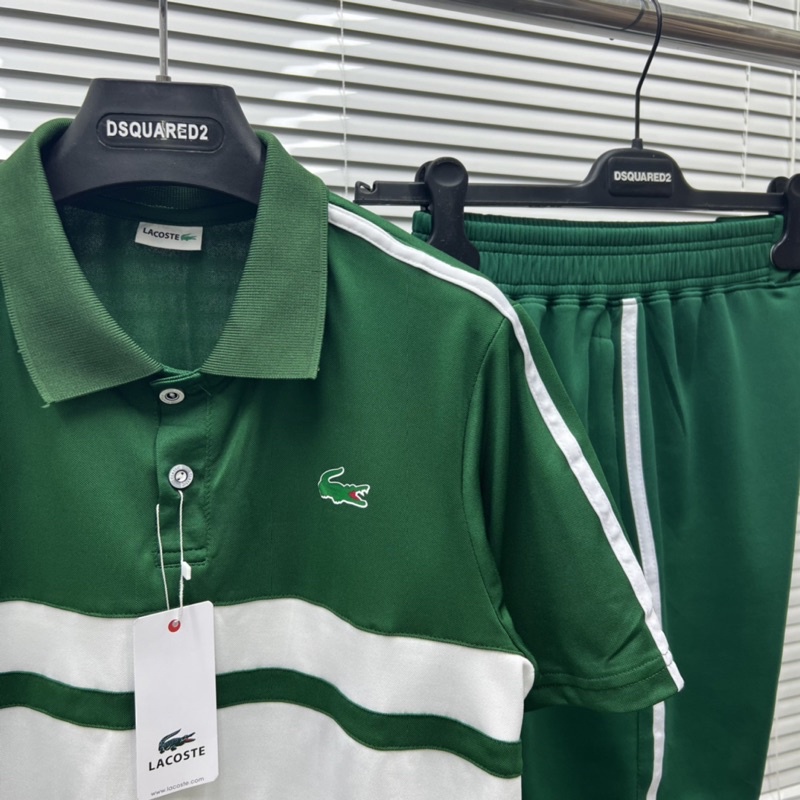Bộ thể thao lacoste chất gai thấm hút mồ hôi - Bộ nam đẳng cấp