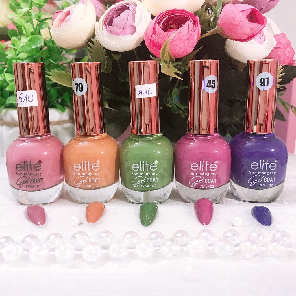 Sơn gel lạnh cao cấp Elite 17ml (không cần hơ máy)