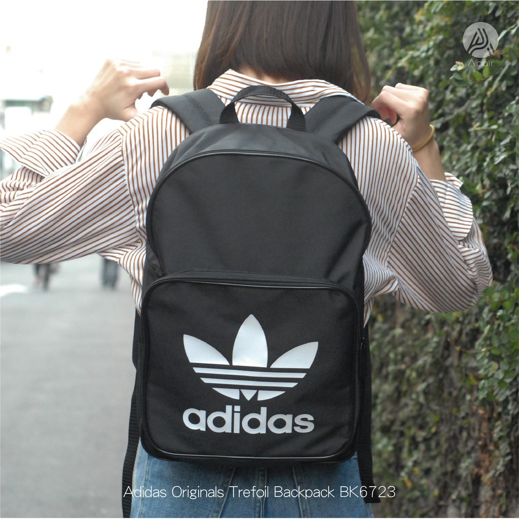 ⚡️(ảnh thật) Balo Thời trang Unisex Adidas Originals Backpack - BK6723 | Hàng Xuất Xịn (Full Tag khóa- mác)