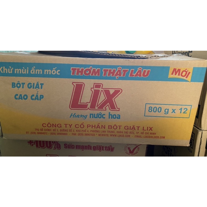 Bột Giặt Lix Hương Nước Hoa 800g