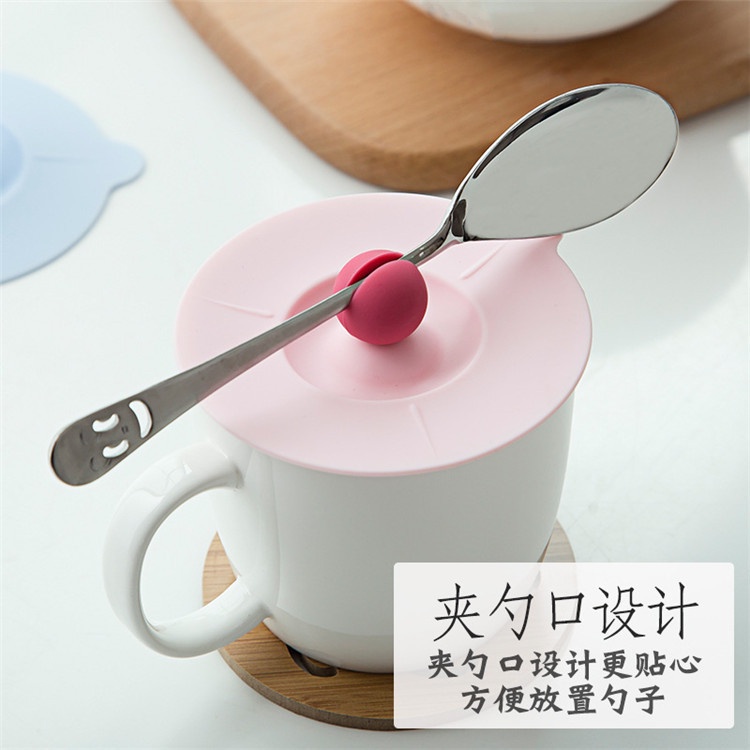 Nắp Đậy Cốc Nước Bằng silicone Chống Bụi Chống Rò Rỉ Đa Năng Tiện Dụng
