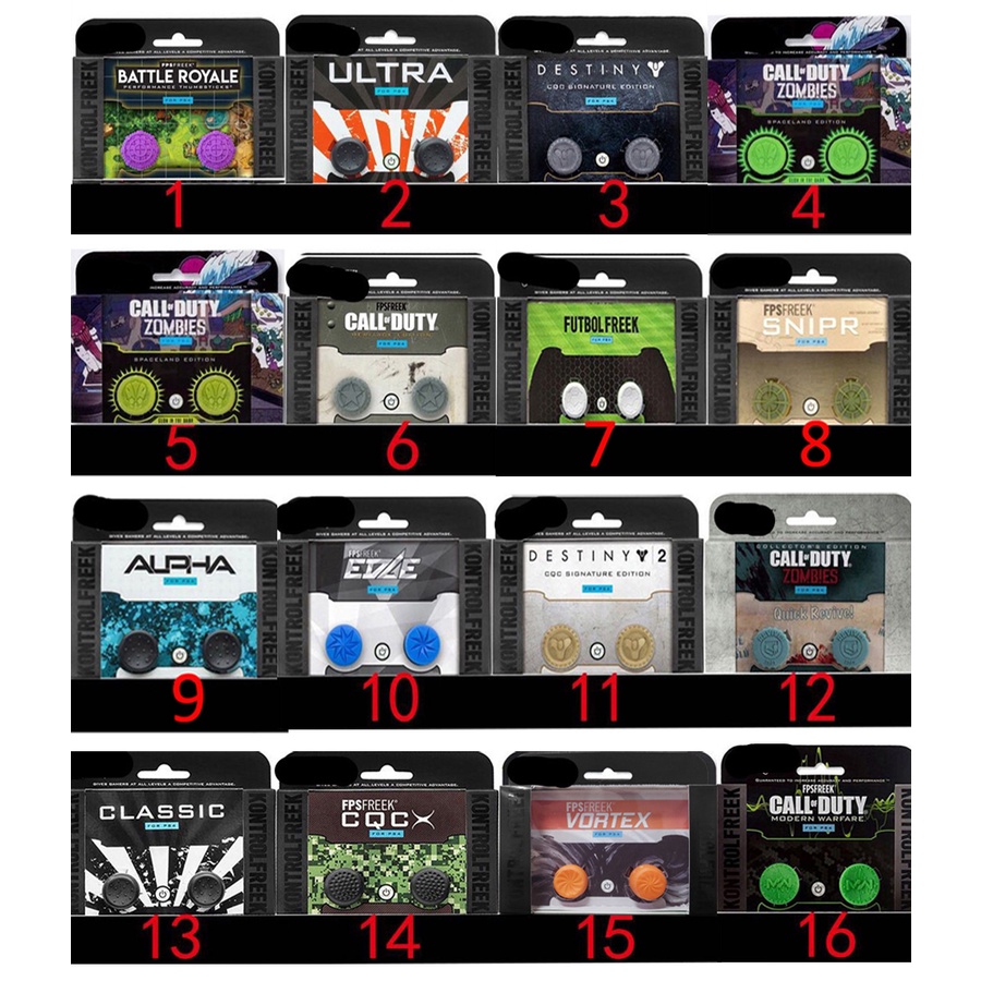 Kontrolfreek CQC FPS Freek Galaxy Purple for PlayStation 4 (PS4) Và PlayStation 5 (PS5) | Gậy Hiệu Suất Ngón Tay Cái | 1 tăng cao, 1 tuổi | Màu Tím