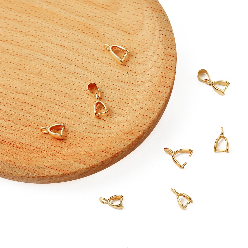 Mặt vòng cổ bằng đồng 6 màu có khóa cài dùng để làm trang sức