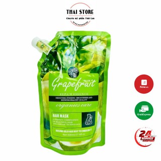 Hấp dầu tinh chất bưởi Grapefruit phục hồi mềm mượt tóc 500ml, bảo vệ chân tóc