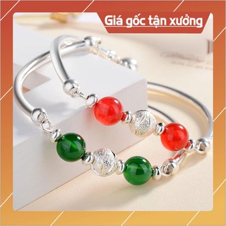 Vòng tay mix đá phong thủy, hợp mệnh Mộc, Hỏa