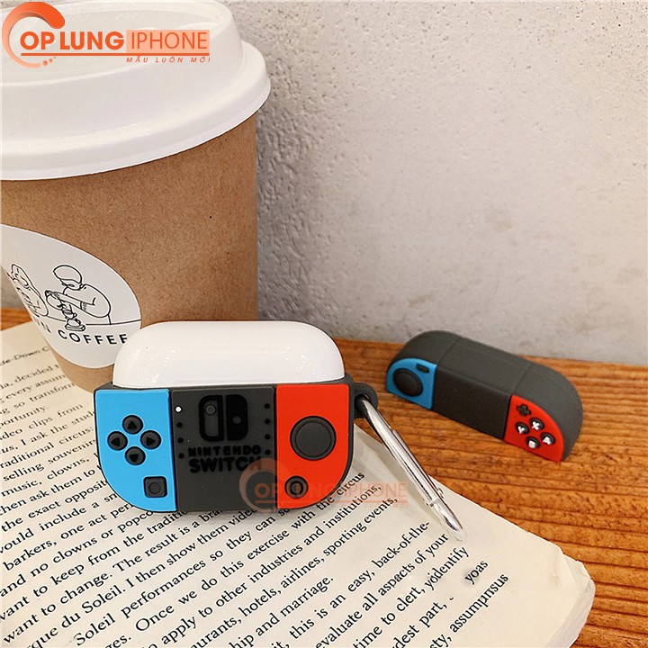 Case Airpods Game Switch, Vỏ bao Airpods 2, Pro silicon đựng tai nghe bluetooth , tai nghe không dây