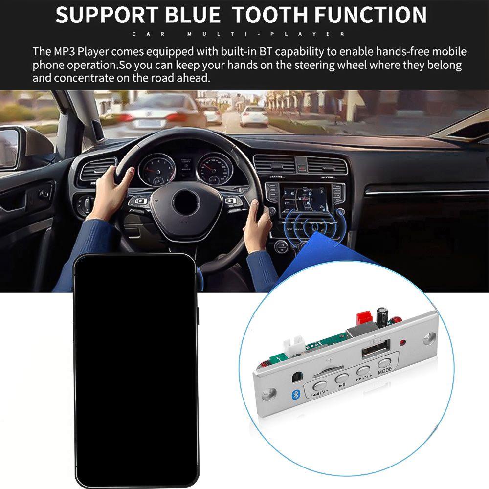 Bảng Mạch Giải Mã Âm Thanh MP3 Bluetooth Cho Xe Hơi