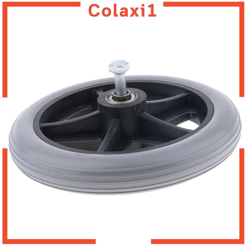 Bánh Xe Lăn Thay Thế Bằng Hợp Kim ABS Màu Xám 6 inch Cho Xe Lăn Trước Colaxi1