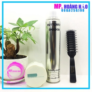 Combo gôm sáp vuốt tóc butterfly shodow 320ml + sáp vuốt tóc colona siêu giữ nếp 80gr