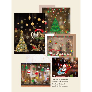 Decal trang trí noel dán kính - cửa sổ tĩnh điện - đa dạng phong phú 5