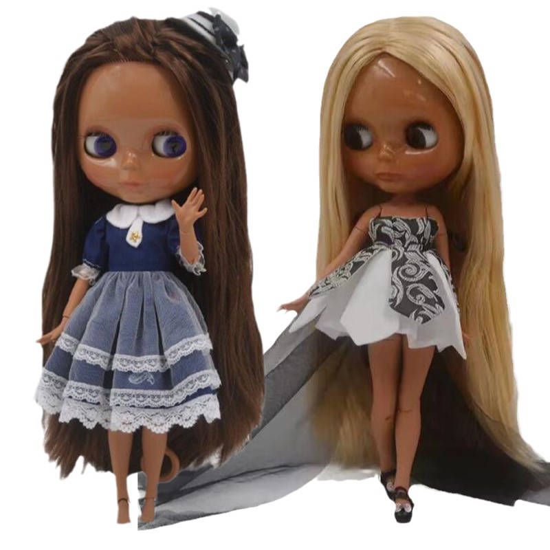 Blythe Doll, Búp bê BJD khỏa thân tùy chỉnh với làn da đen 1/6 BJD Quà tặng đồ chơi giá đặc biệt